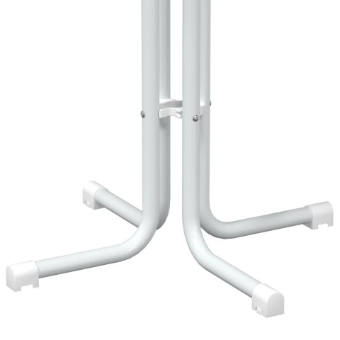 STÓŁ JADALNIANY BIAŁY Ø70X110CM