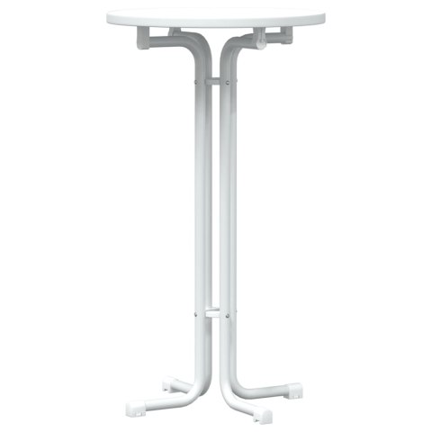 STOLIK JADALNIANY BIAŁY Ø60X110CM