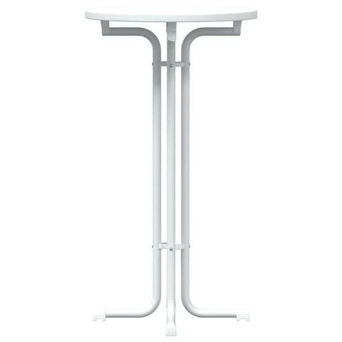 STOLIK JADALNIANY BIAŁY Ø60X110CM