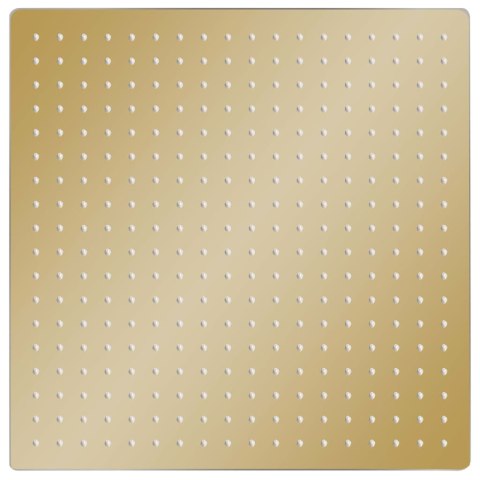 DESZCZOWNICA ZE STALI NIERDZEWNEJ 50X50CM KWADRATOWA ZŁOTA