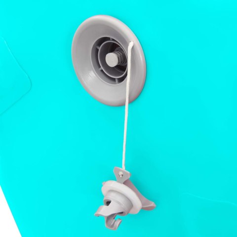 DMUCHANY WAŁEK GIMNASTYCZNY Z POMPKĄ 120X75CM PVC ZIELONY