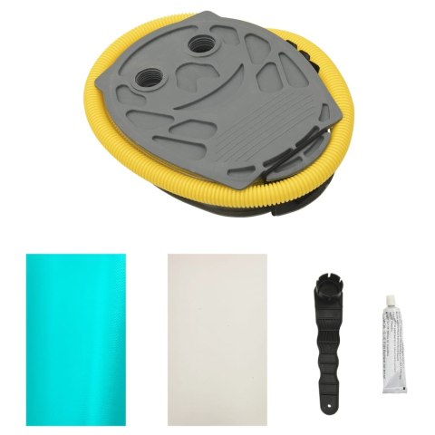 DMUCHANY WAŁEK GIMNASTYCZNY Z POMPKĄ 120X75CM PVC ZIELONY