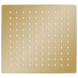 DESZCZOWNICA ZE STALI NIERDZEWNEJ 20X20CM KWADRATOWA ZŁOTA