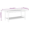 STOLIK KAWOWY 110X55X45CM BAMBUSOWY
