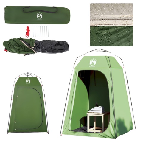 PRYSZNICOWY NAMIOT KEMPINGOWY Z OKNEM WODOODPORNY 150*220CM