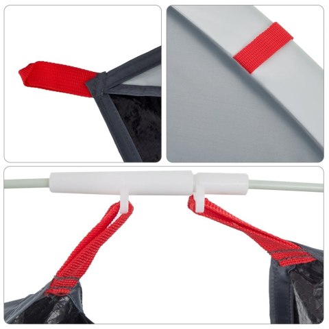 NAMIOT PLAŻOWY TYPU POP-UP SZARY WODOSZCZELNY