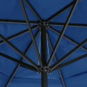 PARASOL OGRODOWY NA SŁUPKU ALUMINIOWYM 500CM LAZUROWY