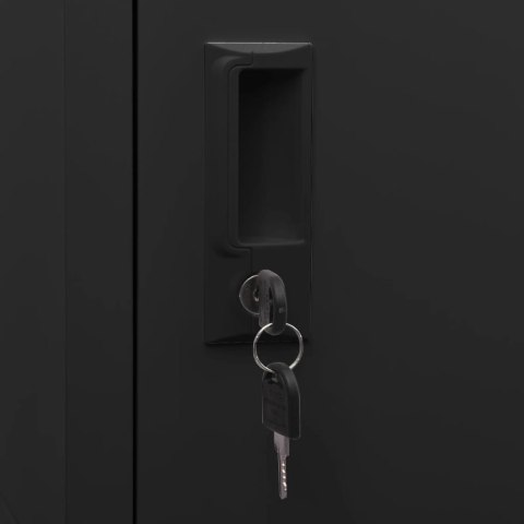 SZAFKA NA SIODŁO ANTRACYTOWA 53X53X105CM STALOWA