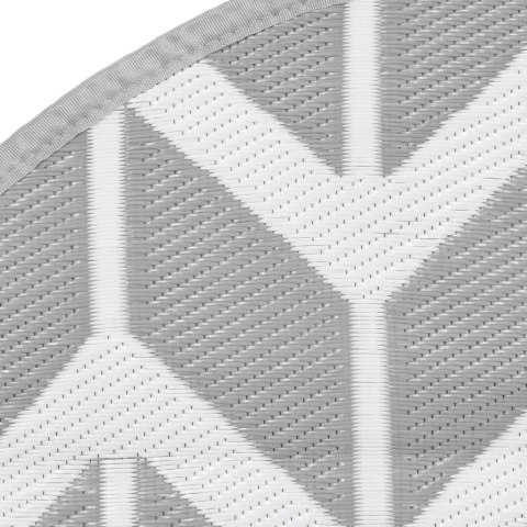 DYWAN NA ZEWNĄTRZ SZARY Ø160CM PP