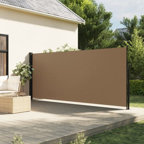 ZWIJANA MARKIZA BOCZNA OCHRONA PRZED SŁOŃCEM TAUPE 160X600CM