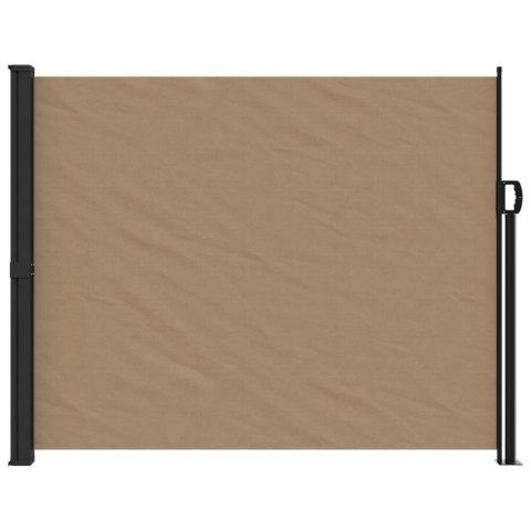 ZWIJANA MARKIZA BOCZNA OCHRONA PRZED SŁOŃCEM TAUPE 160X600CM