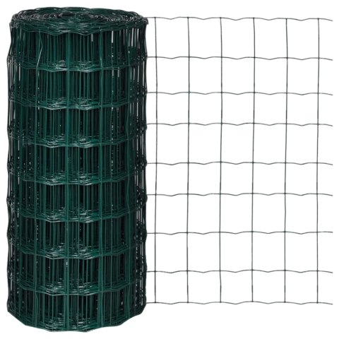 EURO OGRODZENIE STALOWE 25X 0,8M ZIELONE