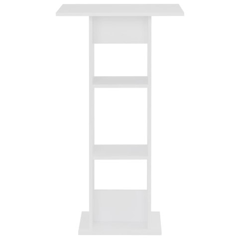 STOLIK BAROWY BIAŁY 60X 60X 110CM