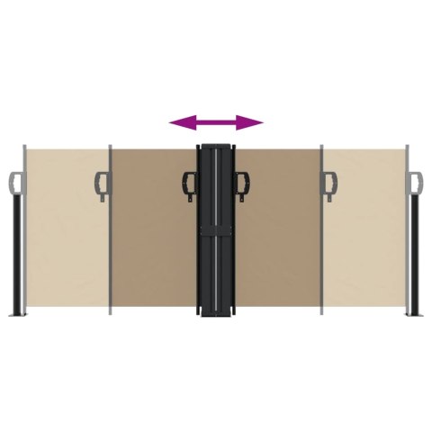 ZWIJANA MARKIZA BOCZNA TAUPE 100X600CM