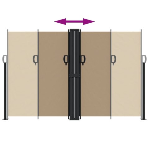 ZWIJANA MARKIZA BOCZNA TAUPE 160X1200CM