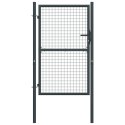 FURTKA OGRODOWA Z SIATKI GALWANIZOWANA STAL 100X225CM SZARA