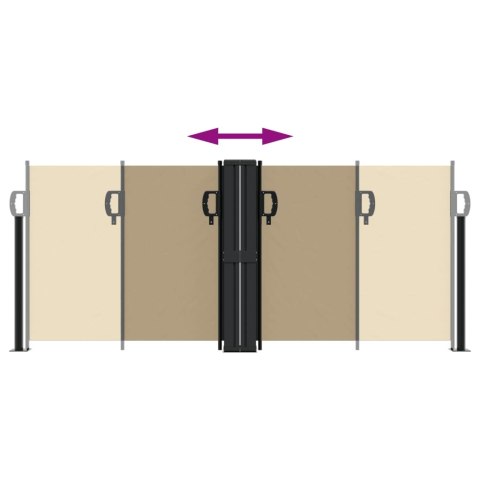 ZWIJANA MARKIZA BOCZNA BEŻOWA 100X600CM