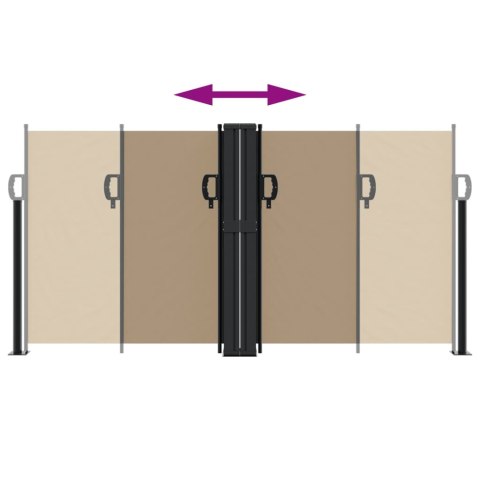 ZWIJANA MARKIZA BOCZNA TAUPE 120X1000CM