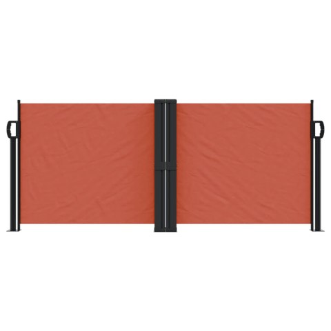 ZWIJANA MARKIZA BOCZNA TERAKOTOWA 100X1000CM