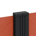 ZWIJANA MARKIZA BOCZNA TERAKOTOWA 100X1000CM