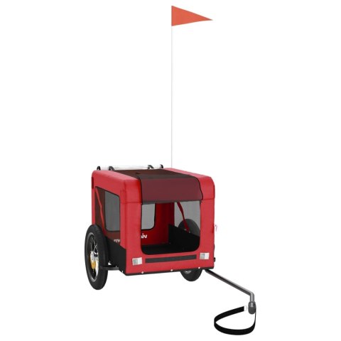 PRZYCZEPKA ROWEROWA DLA ZWIERZĄT TKANINA OXFORD I ŻELAZO