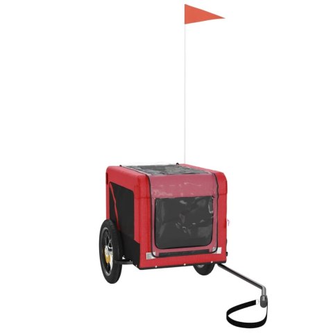 PRZYCZEPKA ROWEROWA DLA ZWIERZĄT TKANINA OXFORD I ŻELAZO