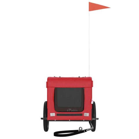 PRZYCZEPKA ROWEROWA DLA ZWIERZĄT TKANINA OXFORD I ŻELAZO