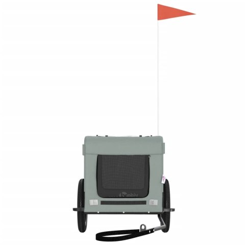 PRZYCZEPKA ROWEROWA DLA ZWIERZĄT TKANINA OXFORD I ŻELAZO