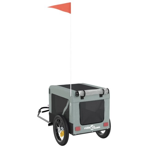 PRZYCZEPKA ROWEROWA DLA ZWIERZĄT TKANINA OXFORD I ŻELAZO