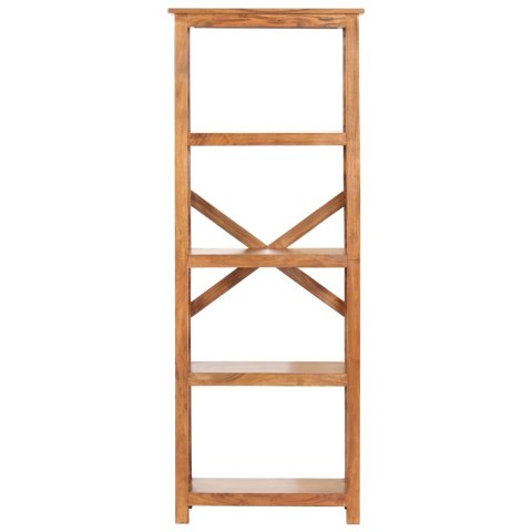 REGAŁ NA KSIĄŻKI 60X30X160CM AKACJA W MIODOWYM KOLORZE