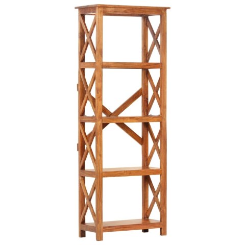 REGAŁ NA KSIĄŻKI 60X30X160CM AKACJA W MIODOWYM KOLORZE