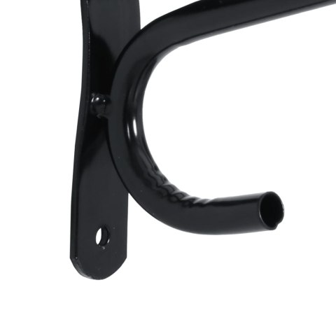 WIESZAK NA SIODŁO ŚCIENNY CZARNY ŻELAZNY