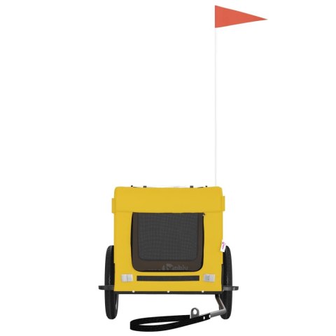 PRZYCZEPKA ROWEROWA DLA ZWIERZĄT TKANINA OXFORD I ŻELAZO