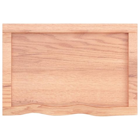 BLAT DO ŁAZIENKI JASNOBRĄZOWY 60X40X(2-4)CM LITE DREWNO