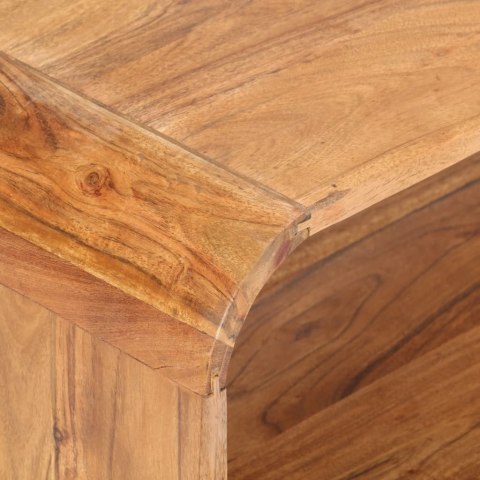 STOLIK KAWOWY 90X 50X 30CM LITE DREWNO AKACJOWE