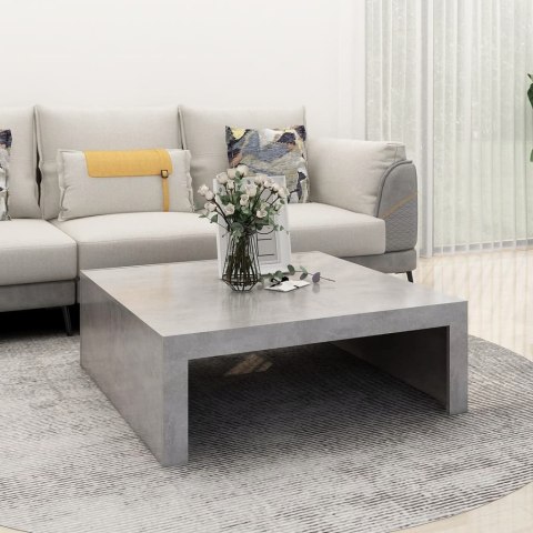STOLIK KAWOWY SZAROŚĆ BETONU 100X100X35CM