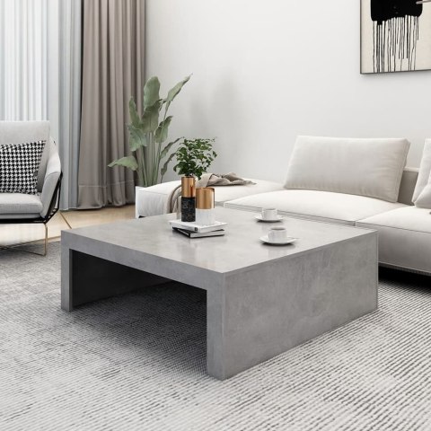 STOLIK KAWOWY SZAROŚĆ BETONU 100X100X35CM