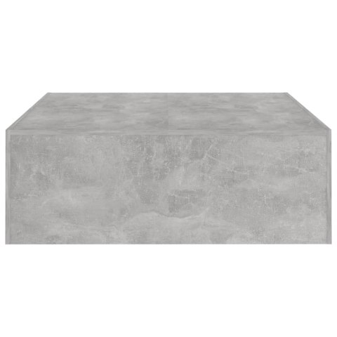 STOLIK KAWOWY SZAROŚĆ BETONU 100X100X35CM