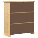 SZAFKA NA WINO CORONA 97X45X114CM LITE DREWNO SOSNOWE