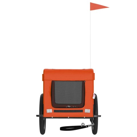 PRZYCZEPKA ROWEROWA DLA ZWIERZĄT TKANINA OXFORD I ŻELAZO