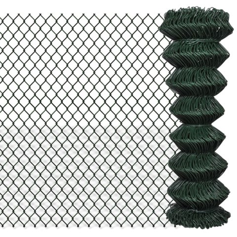 SIATKA OGRODZENIOWA STAL 1,25X15M ZIELONA