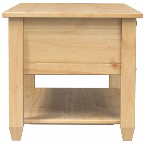 STOLIK KAWOWY Z SZUFLADAMI CORONA 100X48X45CM DREWNO SOSNOWE