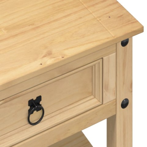 STOLIK KAWOWY Z SZUFLADAMI CORONA 100X48X45CM DREWNO SOSNOWE