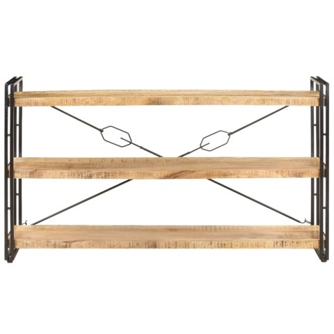 3-POZIOMOWY REGAŁ 140X30X80CM LITE DREWNO MANGO