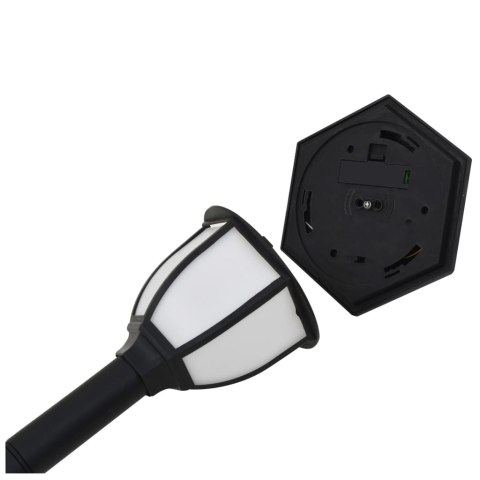 LAMPY SOLARNE DO OGRODU 6 SZT. LED CZARNE