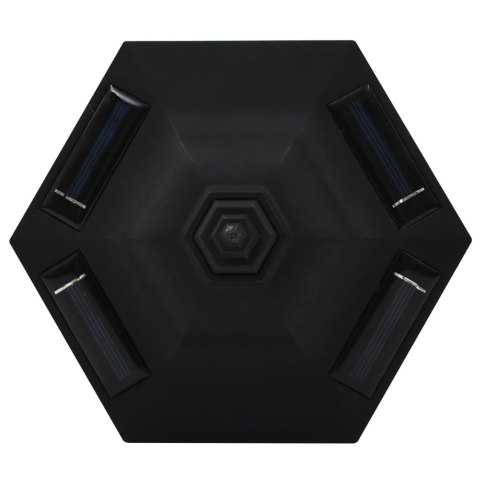 LAMPY SOLARNE DO OGRODU 6 SZT. LED CZARNE