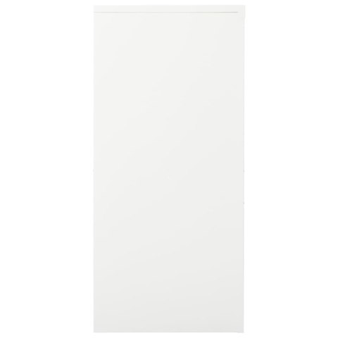 SZAFKA Z DRZWIAMI PRZESUWNYMI BIAŁA 90X40X90CM STAL
