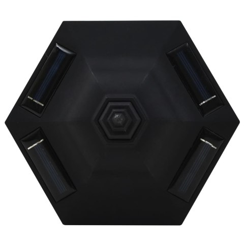 ZEWNĘTRZNE LAMPY SOLARNE LED 3 SZT. CZARNE