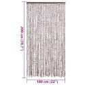 ZASŁONA PRZECIWKO OWADOM TAUPE I BIEL 100X200CM SZENIL