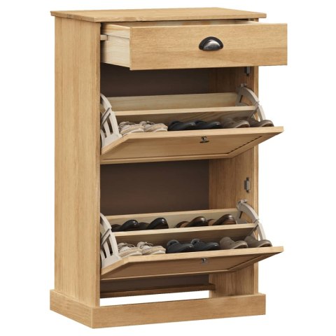 SZAFKA NA BUTY VIGO 60X35X96CM LITE DREWNO SOSNOWE
